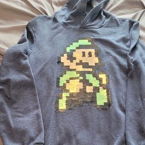 Color changing sequin detail hoodie